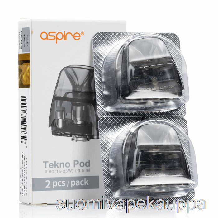 Vape Box Aspire Tekno Vaihtokotelot [ei Vaihdettava Kela] 3,5 Ml Tekno Pods - 0,6 Ohm